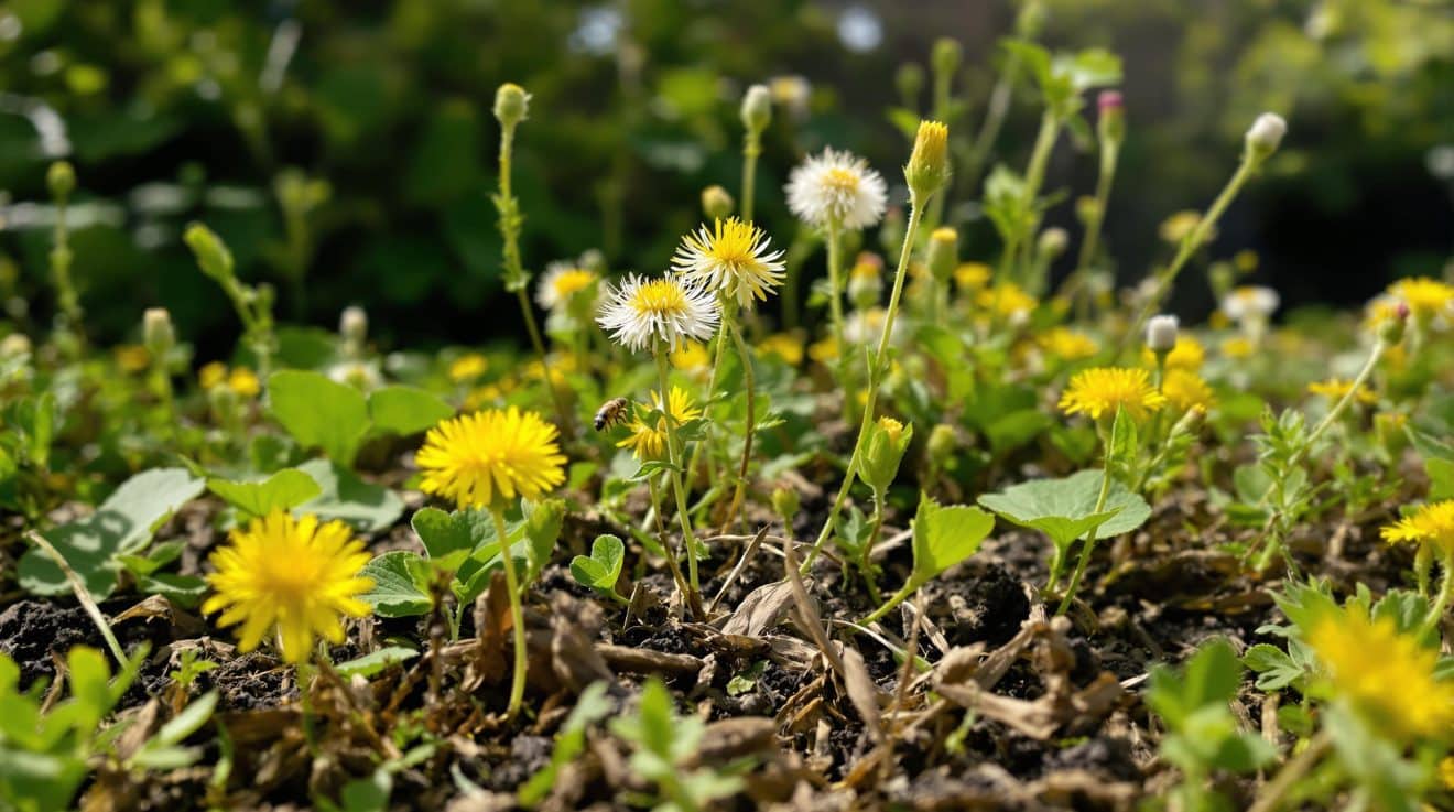 La “mauvaise” herbe que je garde précieusement pour avoir un sol riche ...