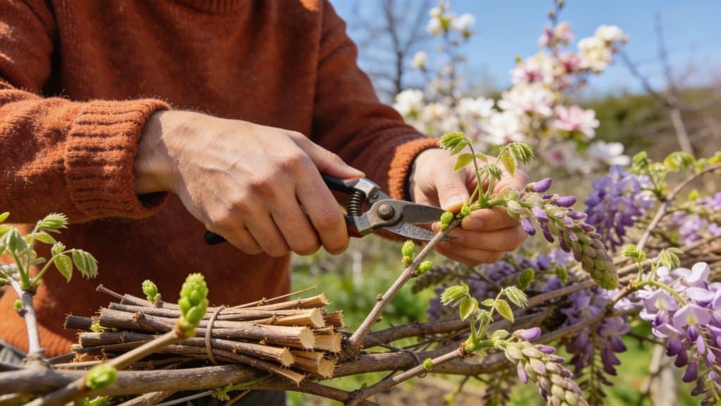 Pourquoi vos clematis et glycines repartent en mars dans tous les sens (et la taille en 10 minutes qui structure tout pour l'été)