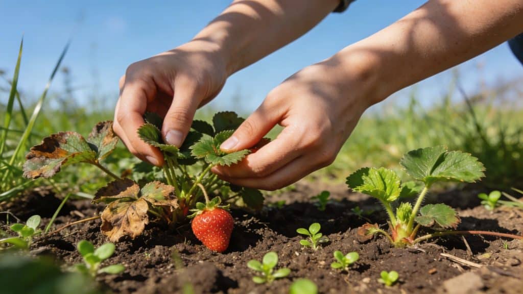 Pourquoi vos plants de fraisiers replantés en mars ne repartent pas (et les 3 gestes qui les relancent vraiment)
